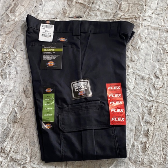 dickies flex slim fit straight leg cargo pants